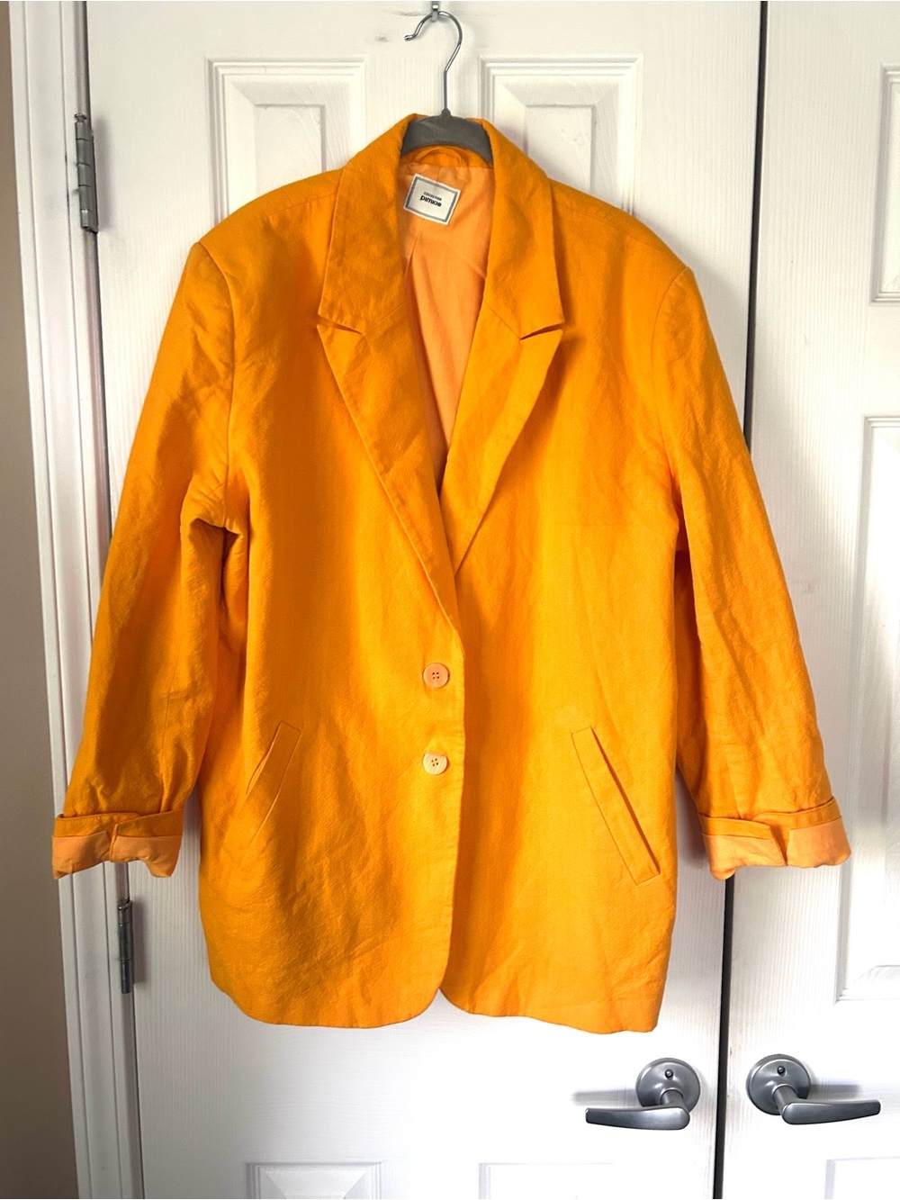 Pimkie Orange Oversized Blazer Jacket Size XL